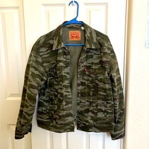 Levi's Green Military Field Jacket
